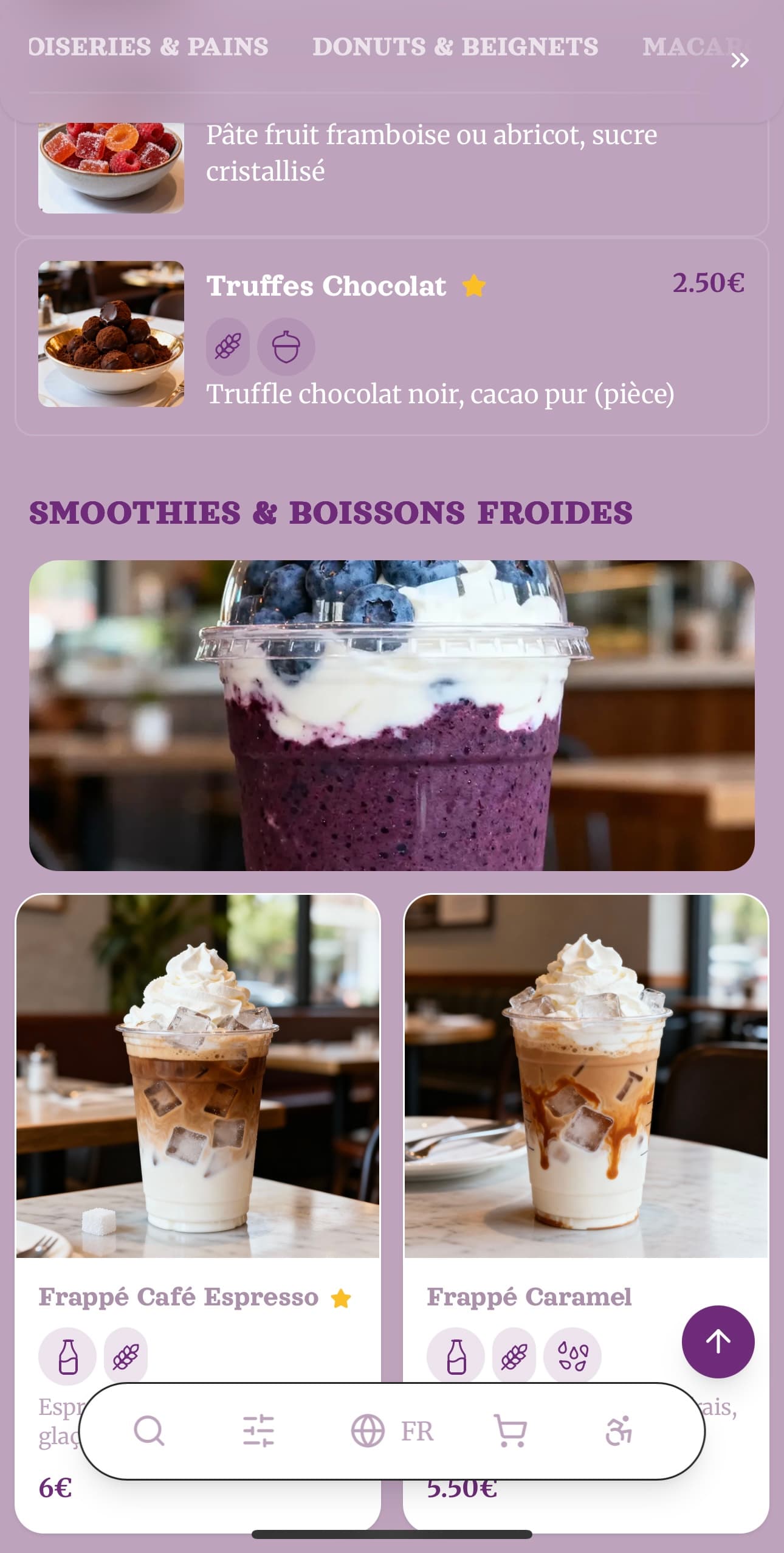 Template Menyu LA BOULANGÉE 