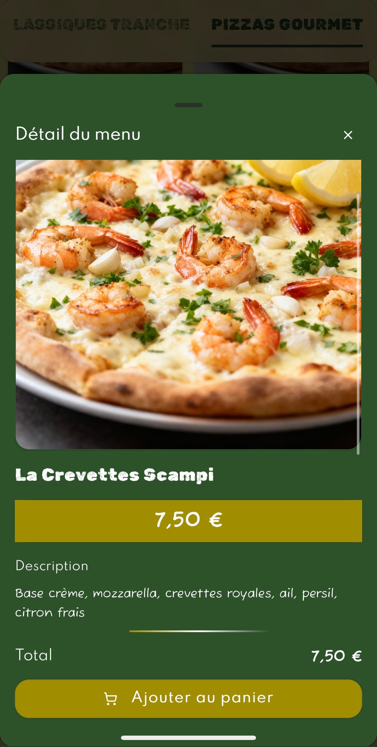 Template Menyu IL FORNO 🍕