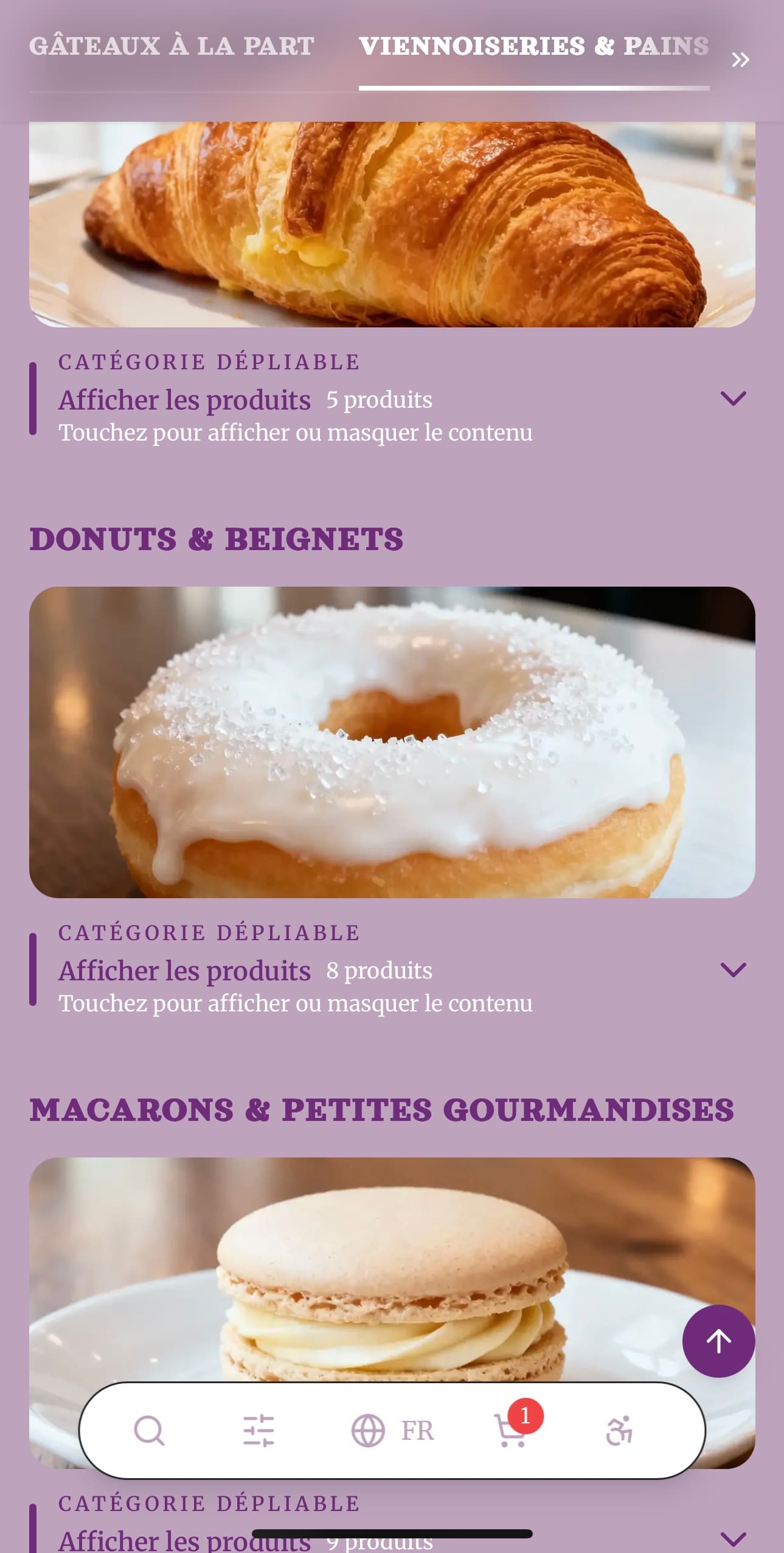 Template Menyu LA BOULANGÉE 