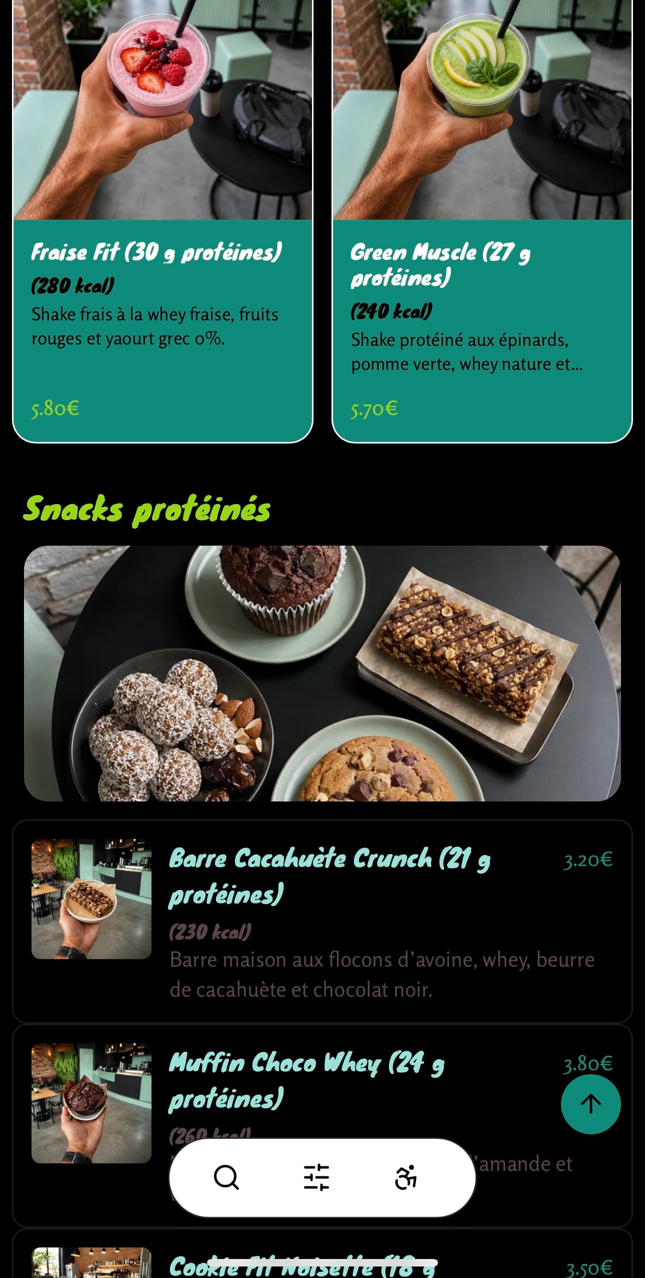 Template Menyu PROTÉA COFFEE 🌱💪🏼