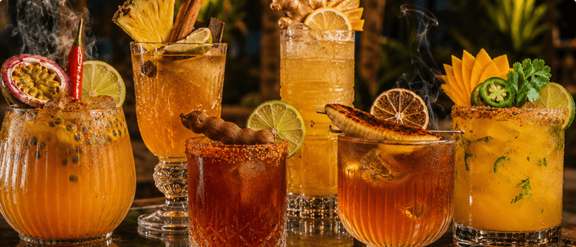 Cocktails Épicés & Exotiques