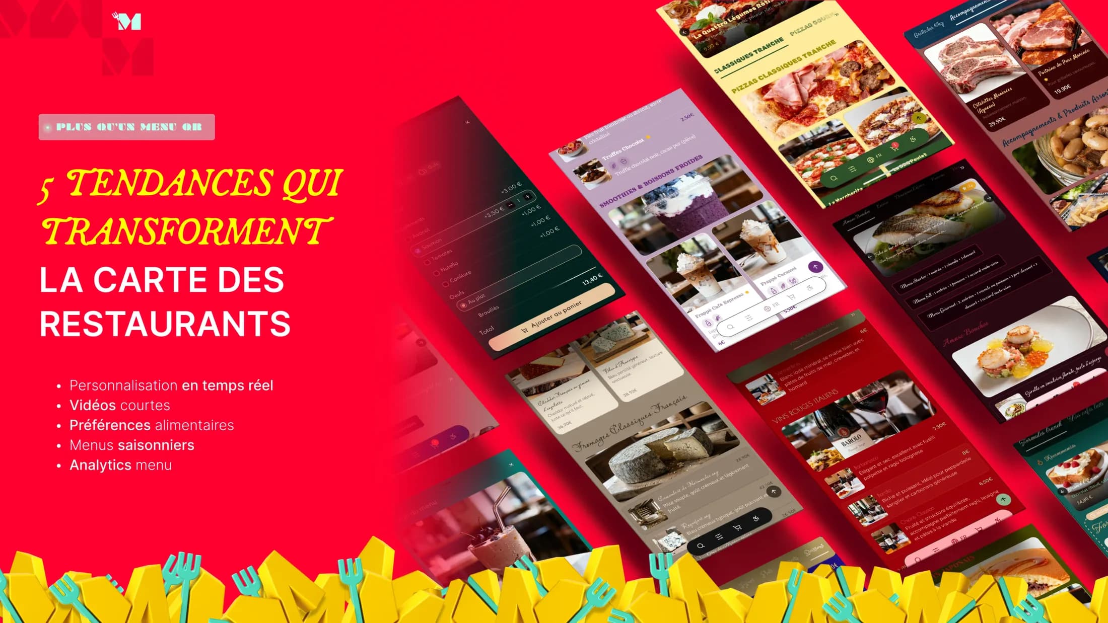 Menu digital en 2026 : 5 tendances qui transforment la carte des restaurants