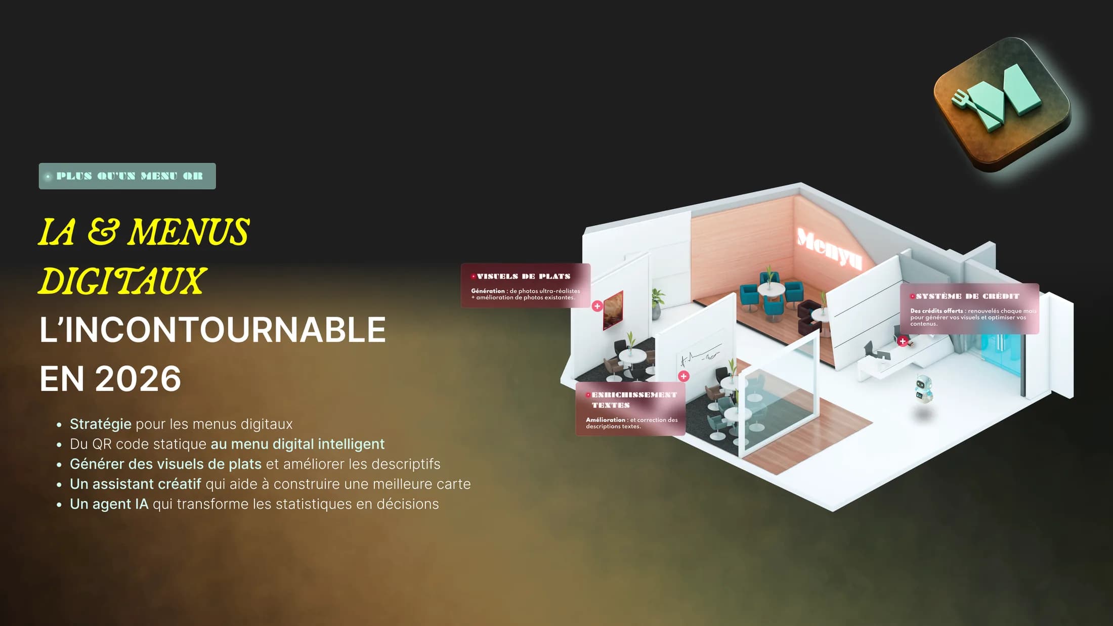 IA et menu digital restaurant : comment Menyu transforme la carte en 2026