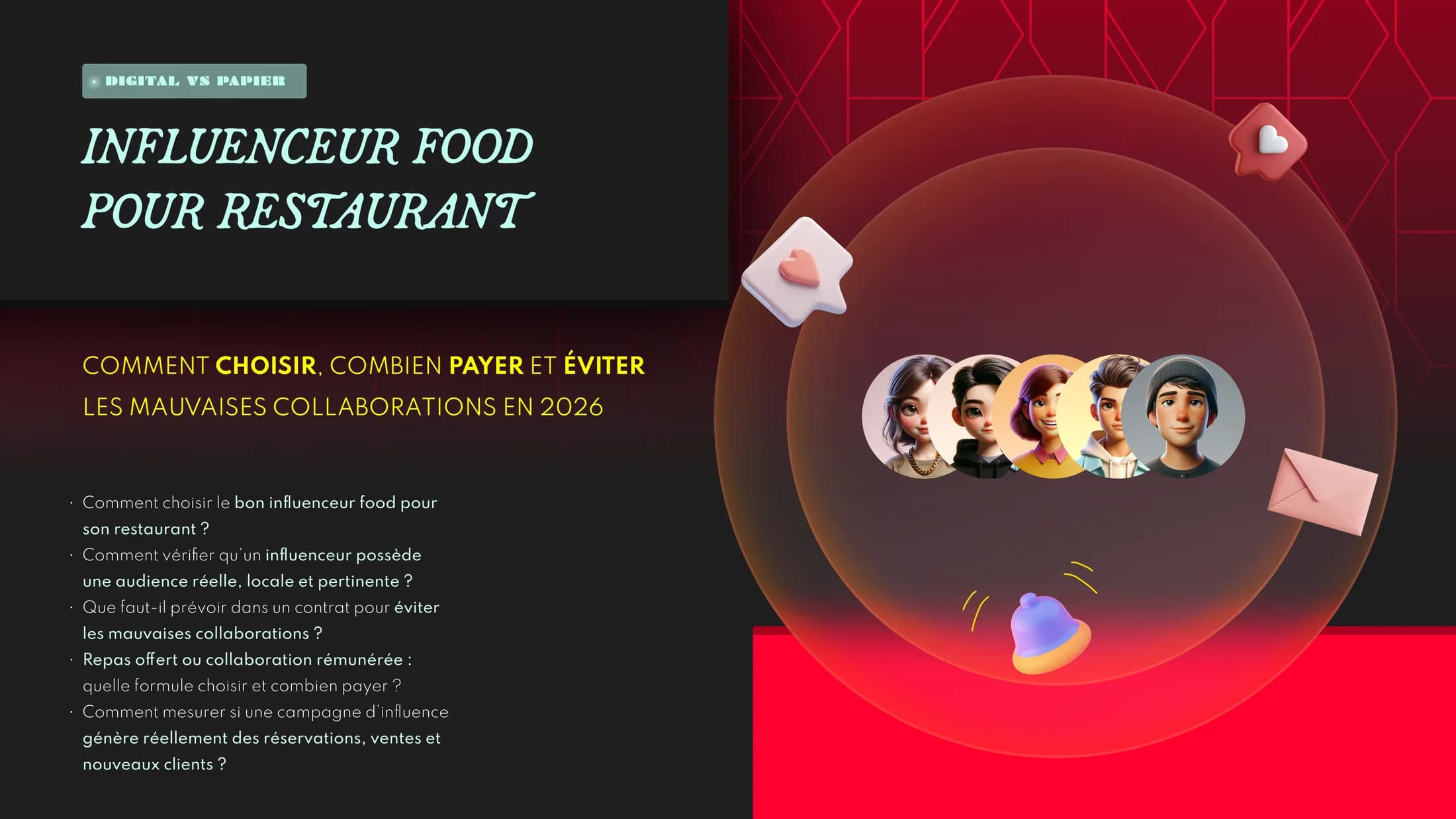 Influenceur food pour restaurant : comment choisir, combien payer et éviter les mauvaises collaborations en 2026