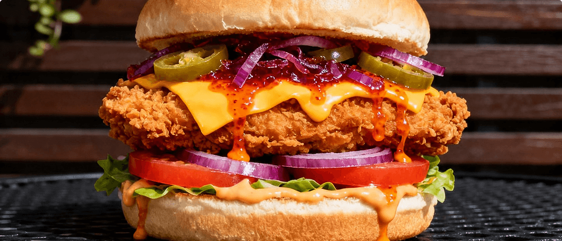 CRISPY CHICKEN BURGER